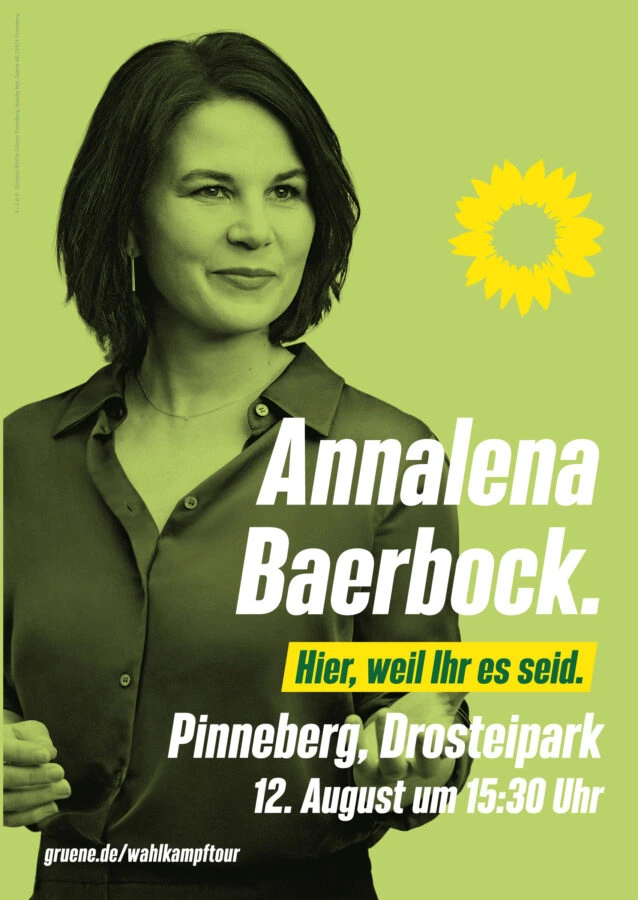 Annalena Baerbock kommt nach Pinneberg!