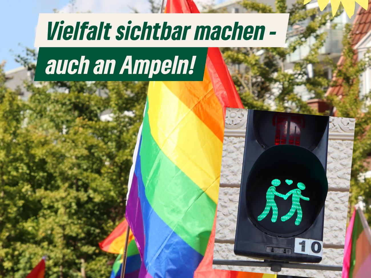 Vielfalt sichtbar machen - auch an Ampeln